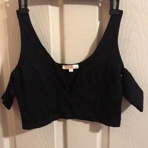 Luxxel Black Crop Top